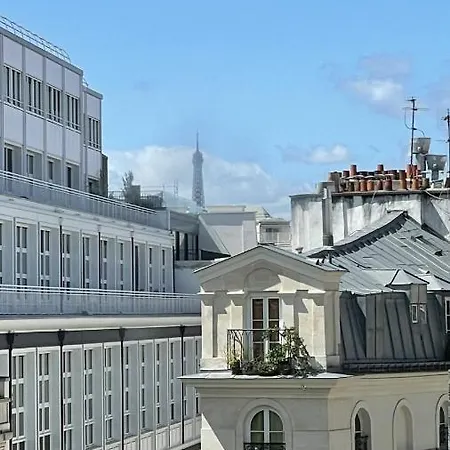 Le Mira - Centre - Vue Tour Eiffel باريس